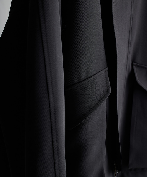 LIDNM（リドム）の「KERSEY FLIGHT JACKET（ブルゾン・メンズ・グレー/ベージュ/グリーン・M/L）」の14枚目の写真