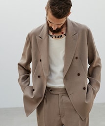 LIDNM | DOUBLE JACQUARD JACKET(テーラードジャケット)