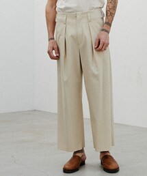 LIDNM | HARD TWISTED BAGGY TROUSERS(スラックス)