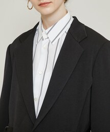 新品◆ウジョー 2020ss ドレープ ノット ジャケット ストライプ 20210205012102888_215.jpg