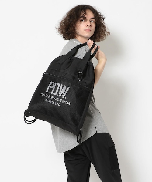AVIREX（アヴィレックス）の「【PDW】ナップサック/NAP SACK（バッグ・メンズ・BLACK・F）」の11枚目の写真