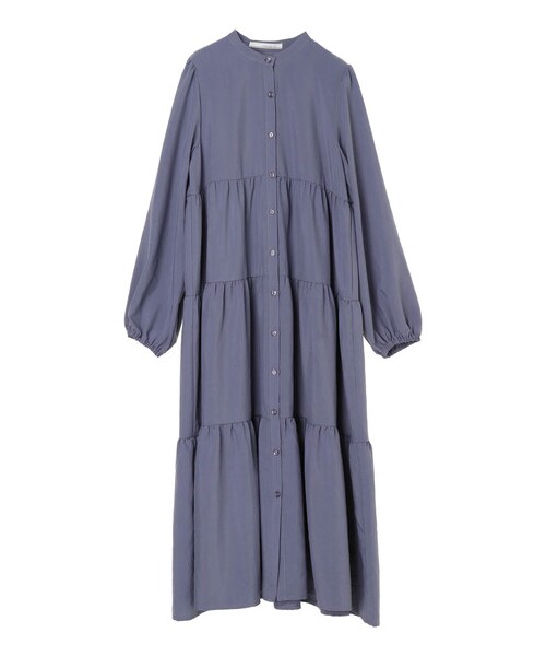 Green　Parks（グリーンパークス）の「・ELENCARE DUE ティアードワンピース（ワンピース/ドレス・アイボリー/チャコールグレー/ブルー/ミントグリーン・F）」の8枚目の写真