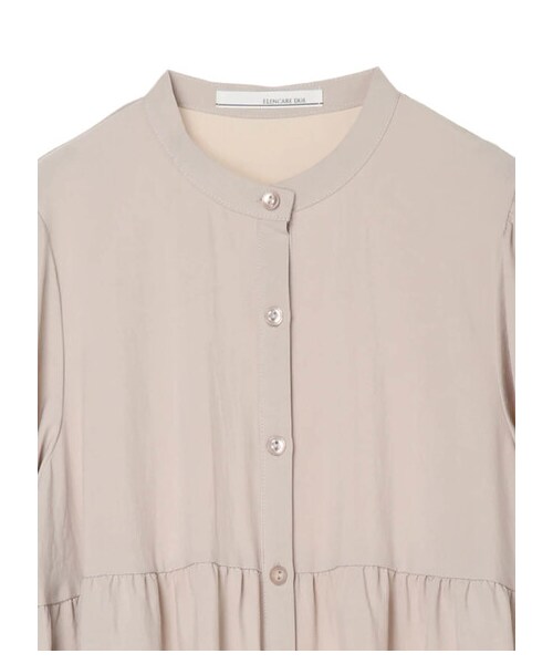 Green　Parks（グリーンパークス）の「・ELENCARE DUE ティアードワンピース（ワンピース/ドレス・アイボリー/チャコールグレー/ブルー/ミントグリーン・F）」の3枚目の写真