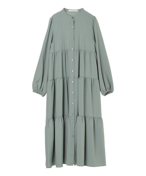 Green　Parks（グリーンパークス）の「・ELENCARE DUE ティアードワンピース（ワンピース/ドレス・アイボリー/チャコールグレー/ブルー/ミントグリーン・F）」の13枚目の写真