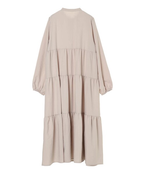 Green　Parks（グリーンパークス）の「・ELENCARE DUE ティアードワンピース（ワンピース/ドレス・アイボリー/チャコールグレー/ブルー/ミントグリーン・F）」の2枚目の写真