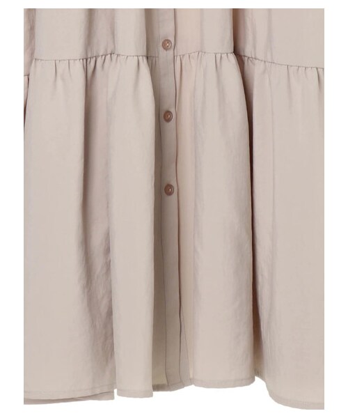 Green　Parks（グリーンパークス）の「・ELENCARE DUE ティアードワンピース（ワンピース/ドレス・アイボリー/チャコールグレー/ブルー/ミントグリーン・F）」の5枚目の写真