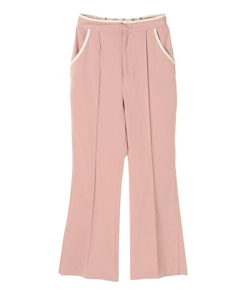 earth music&ecology（アースミュージックアンドエコロジー）の「セミフレアパイピンクパンツ（パンツ・ライトベージュ/ブラウン/ピンクベージュ・S/M）」の12枚目の写真