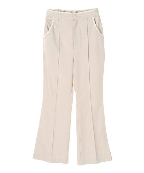 earth music&ecology（アースミュージックアンドエコロジー）の「セミフレアパイピンクパンツ（パンツ・ライトベージュ/ブラウン/ピンクベージュ・S/M）」の10枚目の写真