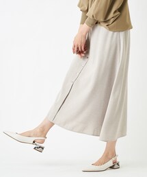 RIVE DROITE | 《予約》【《着回し力の高い一枚》手洗い可】前後2WAYリネンライクツイルスカート(スカート)
