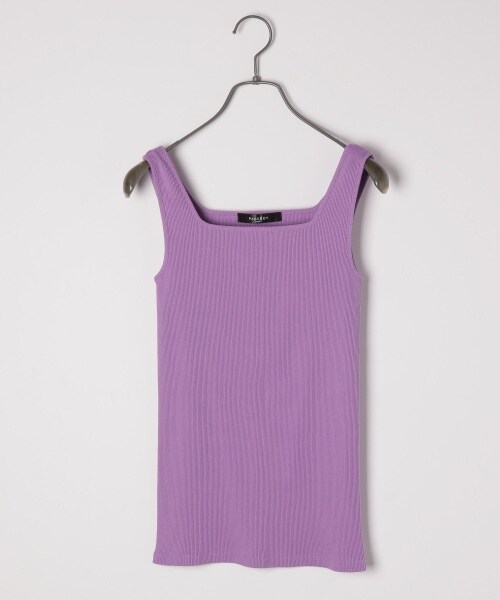 PAGEBOY（ページボーイ）の「シームレスリブタンク【83番色のみ先行予約】（トップス・ブラック/グレージュ/ターコイズ/ラベンダー）」の11枚目の写真