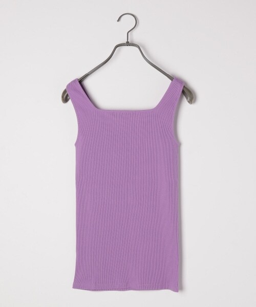 PAGEBOY（ページボーイ）の「シームレスリブタンク【83番色のみ先行予約】（トップス・ブラック/グレージュ/ターコイズ/ラベンダー）」の12枚目の写真