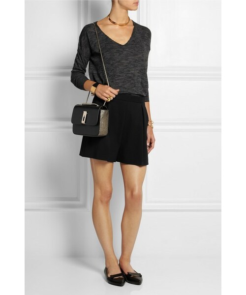 Anya Hindmarch（アニヤハインドマーチ）の「Anya Hindmarch Albion small leather shoulder bag（ショルダーバッグ）」 WEAR