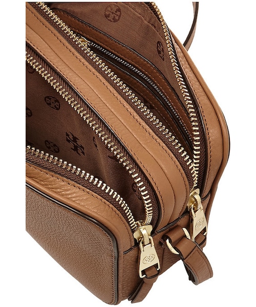 TORY BURCH（トリーバーチ）の「Tory Burch Robinson textured-leather shoulder bag（ショルダーバッグ・レディース・Brown）」の2枚目の写真