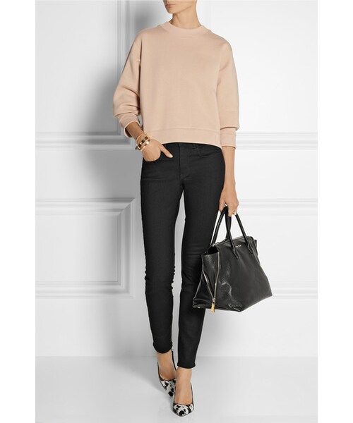 miu miu（ミュウミュウ）の「Miu Miu Madras textured-leather tote（トートバッグ・レディース・Black）」の8枚目の写真