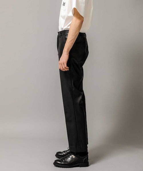 美品 shareef シャリーフ エコレザーパンツ S-M 黒 ブラック 美品 shareef シャリーフ エコレザーパンツ S-M 黒 ブラック