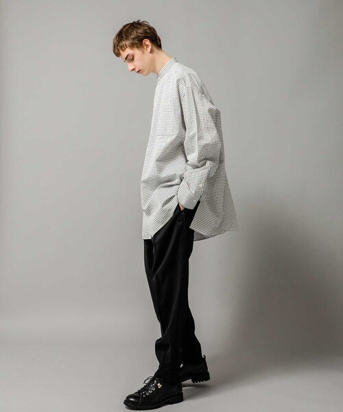 th（ティー エイチ）の「Oversized Band collar Shirt（）」 - WEAR