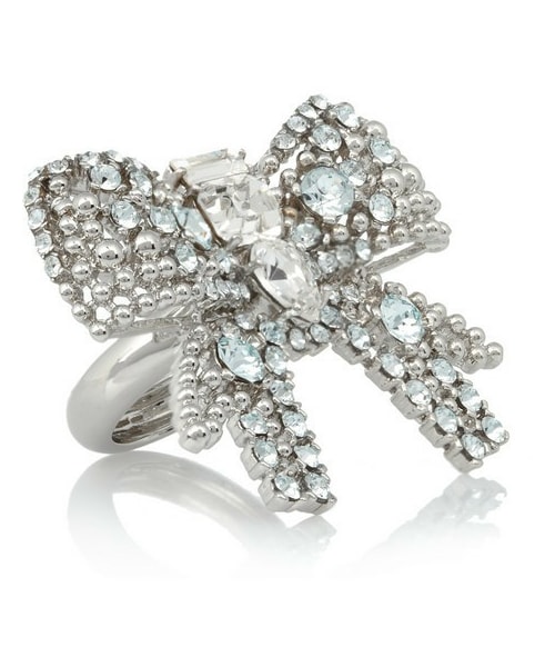 miu miu（ミュウミュウ）の「Miu Miu Silver-plated Swarovski crystal