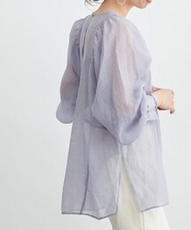 DouDou | 【WEB限定】袖ギャザーボリュームブラウス(シャツ/ブラウス)
