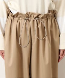 JOURNAL STANDARD LUXE★TRツイル ドロストパンツ★ブラック JOURNAL STANDARD LUXE（ジャーナルスタンダード ラックス）の