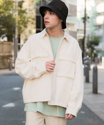 RAGEBLUE | PEステッチ/ビッグポケットブルゾン(ジャケット/アウター)