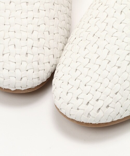 studio CLIP（スタディオクリップ）の「PUメッシュフラットシューズ（シューズ・ホワイト/ブラック）」の11枚目の写真