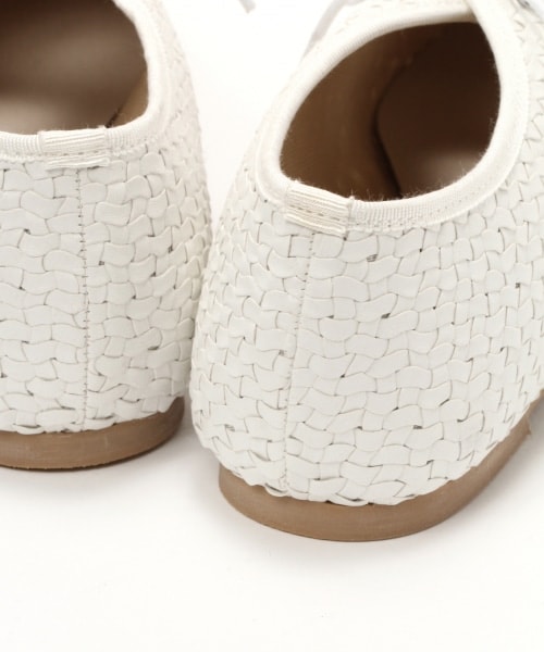 studio CLIP（スタディオクリップ）の「PUメッシュフラットシューズ（シューズ・ホワイト/ブラック）」の13枚目の写真