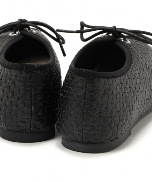 studio CLIP（スタディオクリップ）の「PUメッシュフラットシューズ（シューズ・ホワイト/ブラック）」の8枚目の写真