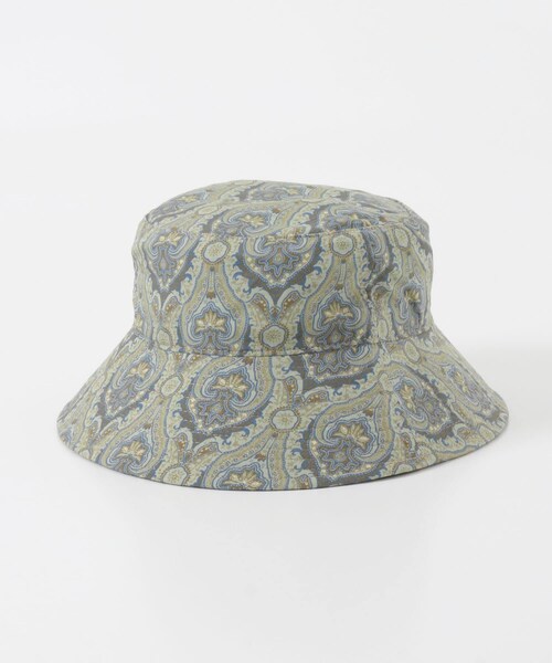 SENSE OF PLACE by URBAN RESEARCH（センスオブプレイスバイアーバンリサーチ）の「バティックバケットハット（その他・メンズ・GREIGE/NAVY・one）」の4枚目の写真