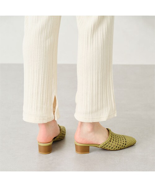 ORiental TRaffic（オリエンタルトラフィック）の「【WEB先行予約】2月下旬発売予定★メッシュスリッパ（シューズ・レディース・ベージュ/ブラウン/グリーン）」の16枚目の写真