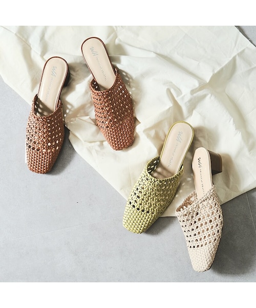 ORiental TRaffic（オリエンタルトラフィック）の「【WEB先行予約】2月下旬発売予定★メッシュスリッパ（シューズ・レディース・ベージュ/ブラウン/グリーン）」の17枚目の写真