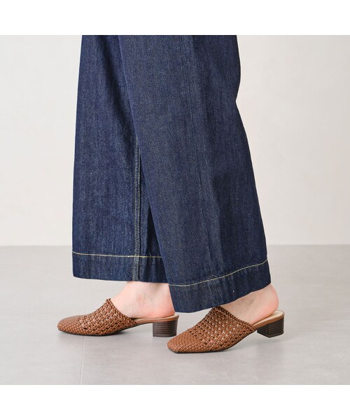 ORiental TRaffic（オリエンタルトラフィック）の「【WEB先行予約】2月下旬発売予定★メッシュスリッパ（シューズ・レディース・ベージュ/ブラウン/グリーン）」の14枚目の写真