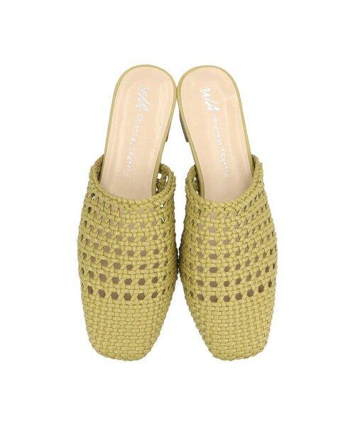 ORiental TRaffic（オリエンタルトラフィック）の「【WEB先行予約】2月下旬発売予定★メッシュスリッパ（シューズ・レディース・ベージュ/ブラウン/グリーン）」の3枚目の写真