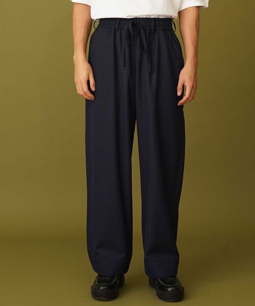 markaware（マーカウェア）の「FRENCH SEAM WIDE PANTS（パンツ・メンズ・BLACK/BLUE・1/2/3）」の3枚目の写真