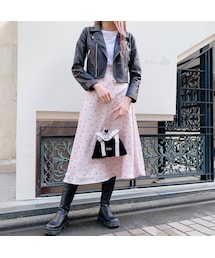 lilLilly | mini rose print longskirt(スカート)