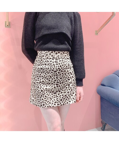 lilLilly（リルリリー）の「アニマルミニスカート（スカート・レディース・zebra/S/zebra/M/leopard/M）」の7枚目の写真
