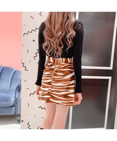 lilLilly（リルリリー）の「アニマルミニスカート（スカート・レディース・zebra/S/zebra/M/leopard/M）」の18枚目の写真