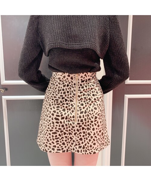 lilLilly（リルリリー）の「アニマルミニスカート（スカート・レディース・zebra/S/zebra/M/leopard/M）」の8枚目の写真