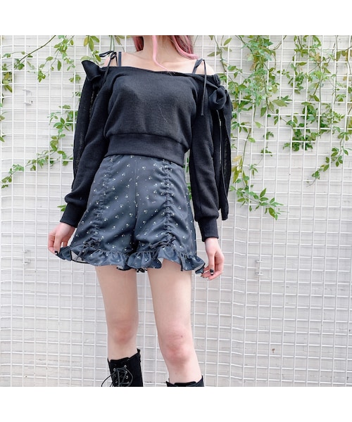 【最終値下げ】lilLilly リルリリー チュール ショートパンツ　スカート 再入荷♡チュールリボンショートパンツ | lilLilly official