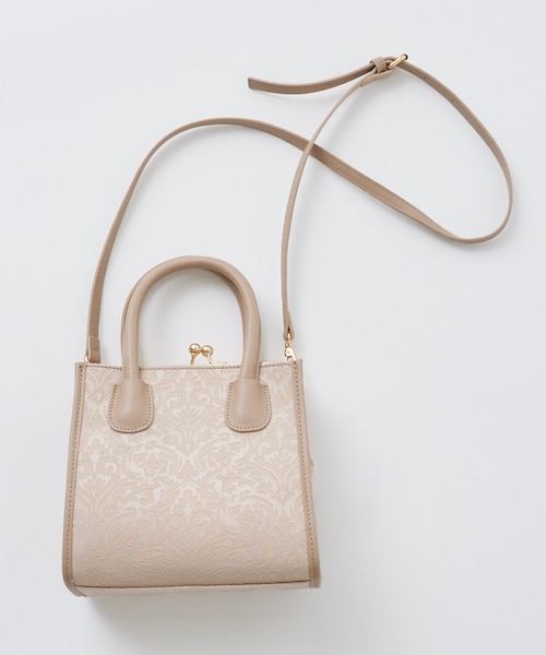 OLIVE des OLIVE(オリーブデオリーブ)の「ガマグチショルダーバッグ(ショルダーバッグ・レディース・ピンク/ベージュ・FREE)」の1枚目の写真