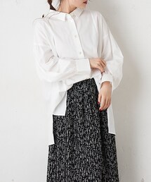 PUAL CE CIN | 【サスティナブル/Du noir】エコベロブラウス(シャツ/ブラウス)