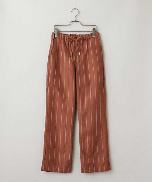 CIAOPANIC(チャオパニック)の「【So_lemn/ソレム】ストライプイージーパンツ(その他パンツ・レディース・ネイビー/ブラウン・1/2)」の1枚目の写真