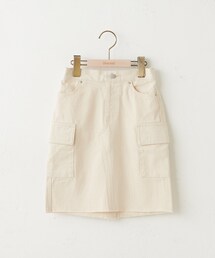 【キッズ】オソロUSコットンデニムカーゴナロースカート