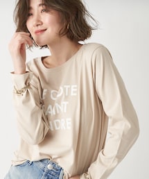 RIVE DROITE | 【《大人気のロゴアイテム》手洗い可】ロゴラウンドTシャツ　(Tシャツ/カットソー)