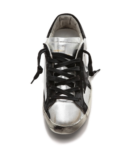 GOLDEN GOOSE(ゴールデングース)の「Golden Goose Superstar Low Top(スニーカー・Silver/Black・36/37/38/39/40/41)」の2枚目の写真