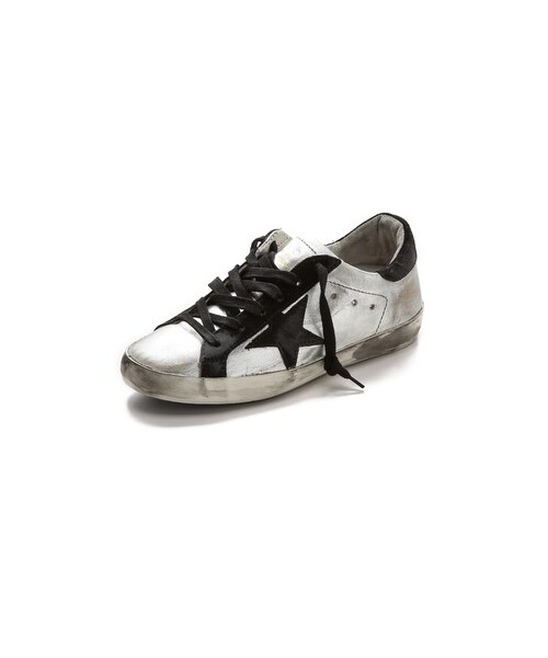 GOLDEN GOOSE(ゴールデングース)の「Golden Goose Superstar Low Top(スニーカー・Silver/Black・36/37/38/39/40/41)」の1枚目の写真