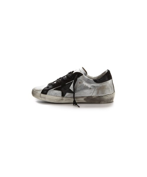 GOLDEN GOOSE(ゴールデングース)の「Golden Goose Superstar Low Top(スニーカー・Silver/Black・36/37/38/39/40/41)」の4枚目の写真