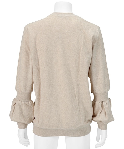 Ne-net（ネネット）の「メンズ プードルパッチ裏毛 / トレーナー（その他・メンズ・off white(02)/charcoal gray(25)・03）」の3枚目の写真