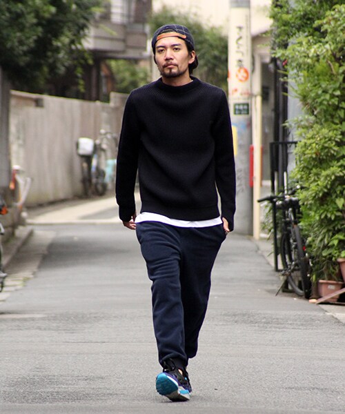 FREAK'S STORE（フリークスストア）の「Polartec Classic 300 Fleece リラックスリブパンツ（パンツ・メンズ・オフホワイト/グレー/ネイビー・M/L）」の7枚目の写真