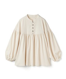 GRL | ギャザー切り替えバンドカラーブラウス(シャツ/ブラウス)