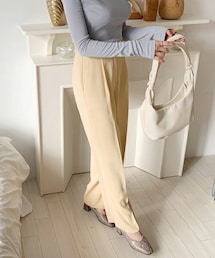 DHOLIC | タックワイドスラックス(スラックス)